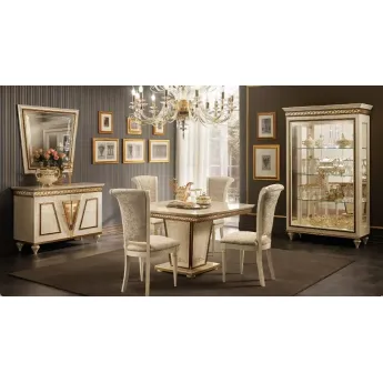 Обеденный стол 120/160х120 Arredo Classic Fantasia квадратный раздвижной