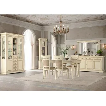 Стол овальный раздвижной 180/260 см Palazzo Ducale Laccato Prama 71BO55