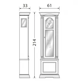 Часы Palazzo Ducale Laccato Prama 71BO17