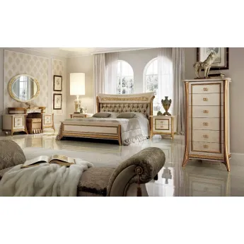 Кровать с мягкой спинкой 200х200 Arredo Classic Melodia