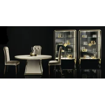 Стол обеденный круглый 150х70 Arredo Classic Adora Diamante