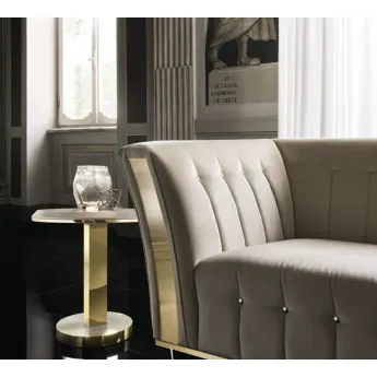 Столик 65х51 Arredo Classic Adora Diamante, круглый