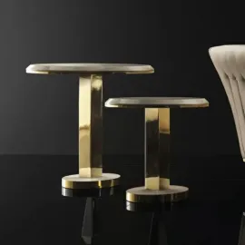 Столик приставной ø50 h51 Arredo Classic Adora Diamante, маленький, низкий, Италия