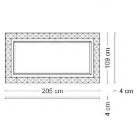 Зеркало Arredo Classic Adora Sipario