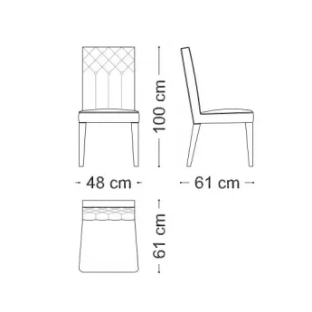 Стул Arredo Classic Adora Sipario