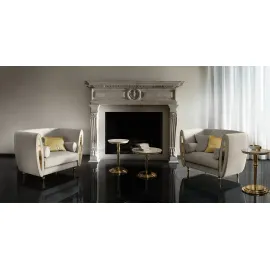 Столик приставной  50 h65 Arredo Classic Adora Sipario, круглый