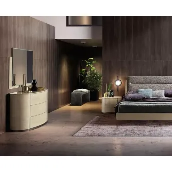 Комод низкий Camelgroup Round sabbia, 3 ящика, 160CMS.01PL