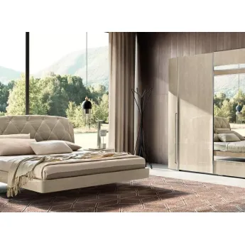 Кровать Slay Camelgroup Maia Sabbia 160х200, ткань 801 Crema 104