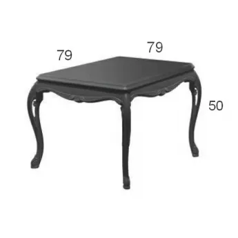 Giorgiocasa Legno_1_Журнальный столик 79х79 Giorgio Casa Valpolicella квадратный, 1468