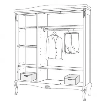 Giorgiocasa Legno_1_Шкаф Giorgio Casa Valpolicella 3-дверный 2263