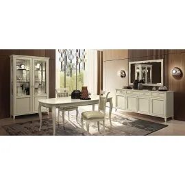 Стол обеденный 140/185x90, Camelgroup Giotto Bianco 161TAV.02BA, раскладной