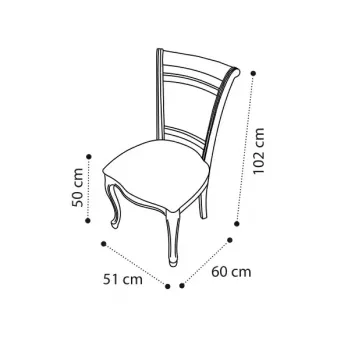Стул Giotto ткань Casablanka Camelgroup Giotto Bianco 161SED.01BAMS361
