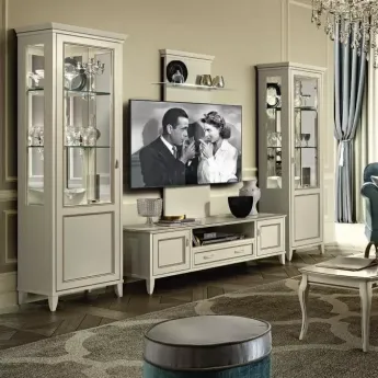 Витрина 1-дверная Camelgroup Giotto Bianco левая 161VT1.02BA