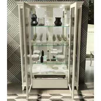 Витрина 2-дверная Camelgroup Giotto Bianco стеклянные двери 161VT2.02BA