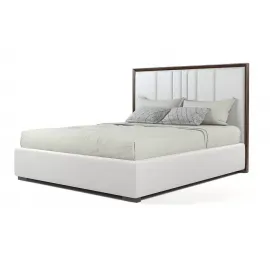 Кровать 180х200 Classico Italiano Toscana, Дуб Табакко, с мягким изголовьем, 6181/T