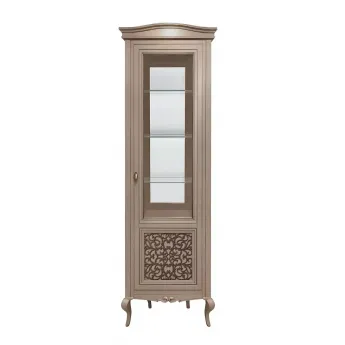 Витрина 1-дверная правая Classico Italiano Портофино Крем/Кварц Т-501R