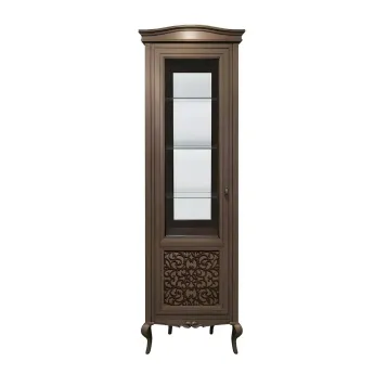Витрина 1-дверная левая Classico Italiano Портофино Крем/Кварц Т-501L