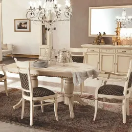 Гостиная Classico Italiano Палермо, светлая и серая эмаль
