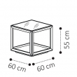 Столик кофейный 120х60 Camelgroup Elite Noce Patrizio - Фото 2