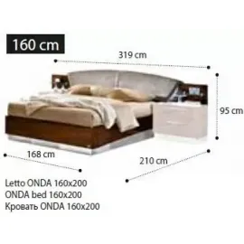 Кровать Onda Camelgroup 160x200 см
