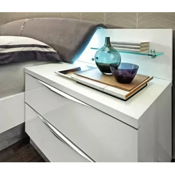 Кровать 180х200 Onda White Camelgroup с контейнером