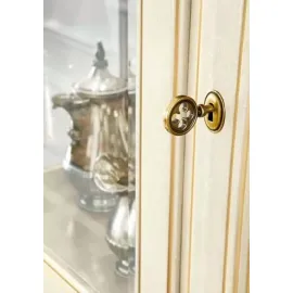 Витрина 4-дверная Palazzo Ducale Laccato Prama задняя стенка зеркало 71BO00