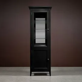 Витрина левая Classico Italiano Бруклин, Черный 7031L/BL