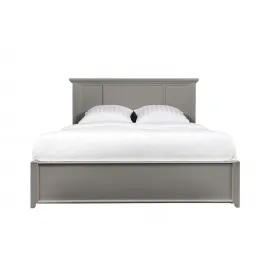 Кровать 90x200 Classico Italiano Бруклин, Серый лак 7090ПМ/G, с подъемным механизмом