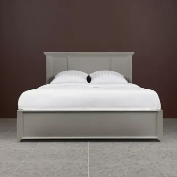 Кровать 140x200 Classico Italiano Бруклин, Серый лак 7140ПМ/G, с подъемным механизмом