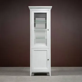Витрина 1-дверная Classico Italiano Бруклин, Белый, 7031L/B, левая