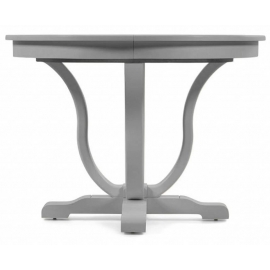 Стол обеденный D 110 см Classico Italiano Бруклин, круглый Серый, LOT110/G