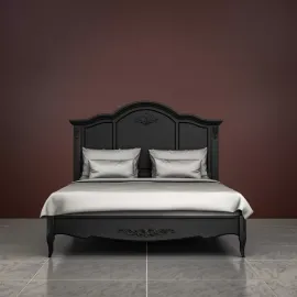 Кровать Classico Italiano Тиволи, 90x200 см, черный, B209/BL