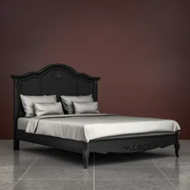 Кровать Classico Italiano Тиволи, 90x200 см, черный, B209/BL