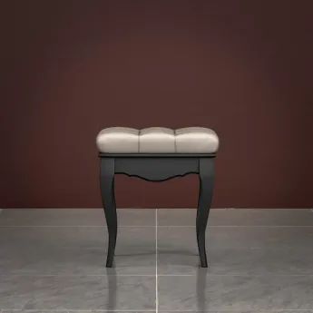 Пуф Classico Italiano Тиволи, черный, B107/BL