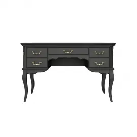 Стол письменный пристенный Classico Italiano Тиволи, черный, B702/BL