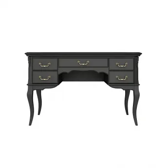 Стол письменный пристенный Classico Italiano Тиволи, черный, B702/BL