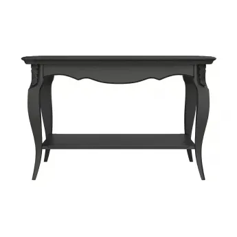 Столик кофейный Classico Italiano Тиволи, прямоугольный, черный, B102/BL