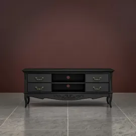 Тумба ТВ Classico Italiano Тиволи, черный, B304/BL