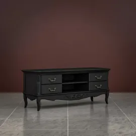 Тумба ТВ Classico Italiano Тиволи, черный, B304/BL