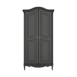 Шкаф Classico Italiano Тиволи, 2-дверный, черный, B802/BL