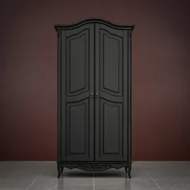 Шкаф Classico Italiano Тиволи, 2-дверный, черный, B802/BL