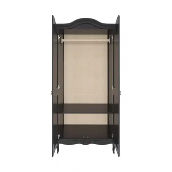 Шкаф Classico Italiano Тиволи, 2-дверный, черный, B802/BL