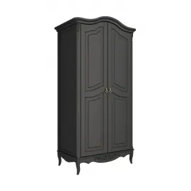 Шкаф Classico Italiano Тиволи, 2-дверный, черный, B802/BL