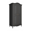 Шкаф Classico Italiano Тиволи, 2-дверный, черный, B802/BL - Фото 4