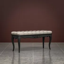 Банкетка Classico Italiano Тиволи, черная B108/BL