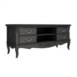 Тумба ТВ Classico Italiano Тиволи, черный, B304/BL