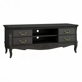 Тумба ТВ Classico Italiano Тиволи, большая, черный, B305/BL