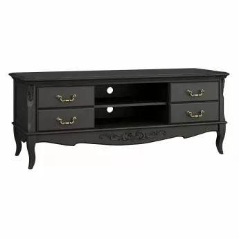 Тумба ТВ Classico Italiano Тиволи, большая, черный, B305/BL