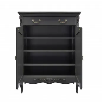 Прилавок Classico Italiano Тиволи, 1 ящик, 2 дверки, черный, B404/BL