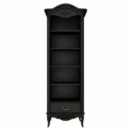 Стеллаж узкий Classico Italiano Тиволи, черный, B605/BL